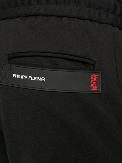 Shop Philipp Plein Logo Joggers In Black