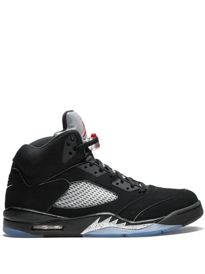 Shop Jordan Air  5 Retro Og "black / Metallic" Sneakers