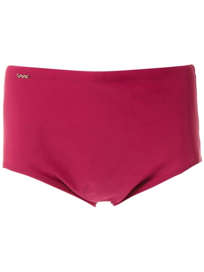 Shop Amir Slama Plain Trunks In Pink