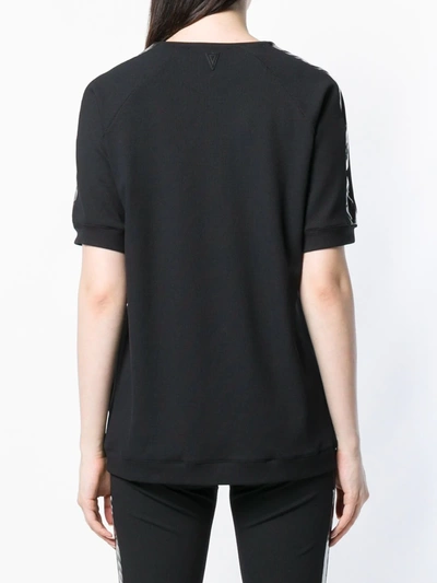 Shop No Ka'oi Tape Sleeve T-shirt In Black