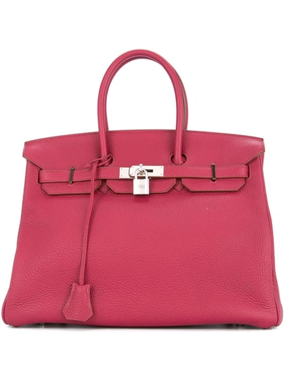 Pre-owned Hermes 2010  Birkin 35 Bag In Pink