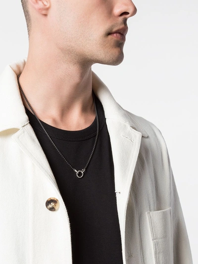 David Yurman Charm Necklace In Black