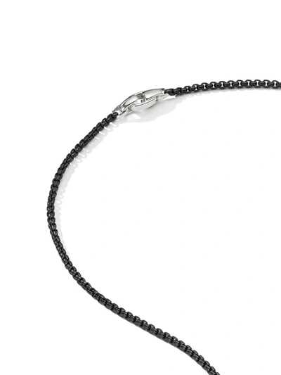David Yurman Charm Necklace In Black