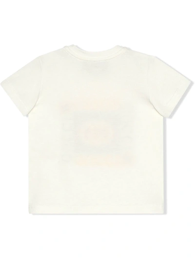 Shop Gucci Print Short-sleeve T-shirt In White