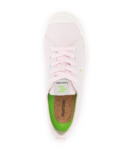 Shop Cariuma Oca Flatform Sneakers In White