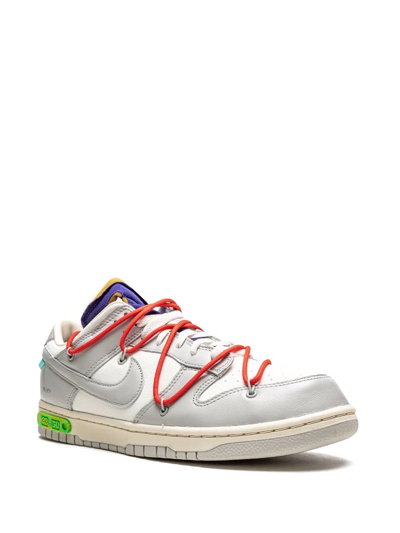 Nike X Off-white Dunk Low Sneakers In Grey