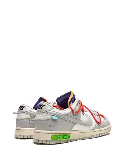 Nike X Off-white Dunk Low Sneakers In Grey