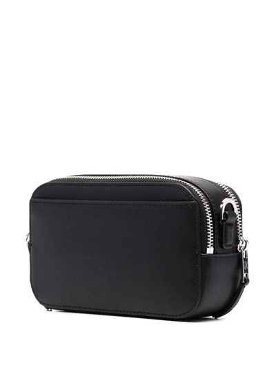 Shop Karl Lagerfeld K/ikonik Leather Camera Bag In Schwarz