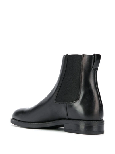 Shop Paul Smith Elasticated Side Panel Boots In Black
