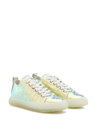 Shop Giuseppe Zanotti Blabber Jellyfish Sneakers In White