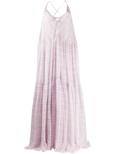 Shop Jacquemus La Robe Mistral Long Dress In Pink