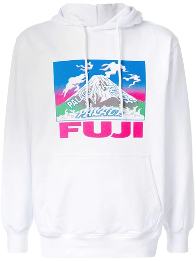 Shop Palace Fuji Pal Graphic-print Hoodie In White