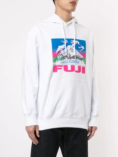 Shop Palace Fuji Pal Graphic-print Hoodie In White