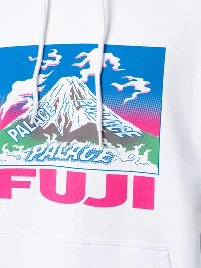 Shop Palace Fuji Pal Graphic-print Hoodie In White