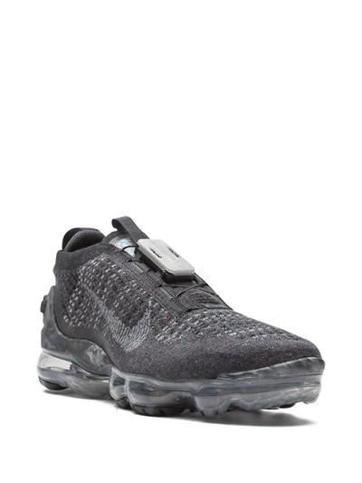 Shop Nike Air Vapormax 2020 Flyknit "black/dark Grey" Sneakers