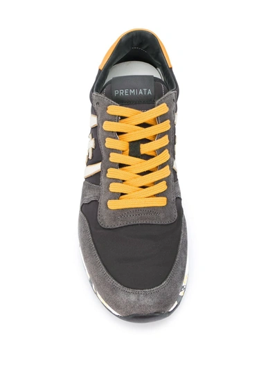 Shop Premiata Eric Sneakers In Grey