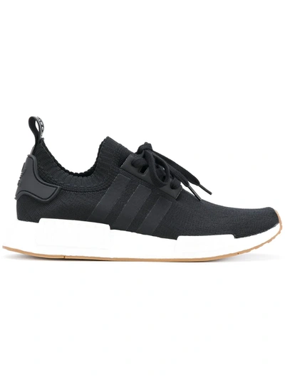 Adidas Originals Nmd R1 Prime Knit Sneakers In Black Black Gum | ModeSens