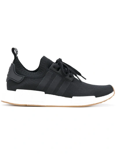 Nmd r1 best sale black black gum