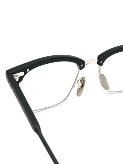 Shop Thom Browne Square Shaped Glasses In Black