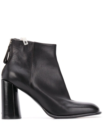 Shop Premiata Block Heel Ankle Boots In Black