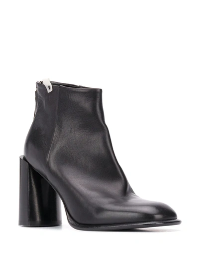 Shop Premiata Block Heel Ankle Boots In Black