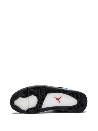 Jordan X Travis Scott Air  4 Retro In Blue