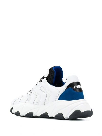 Shop Ash Eagle Panelled Sneakers In White