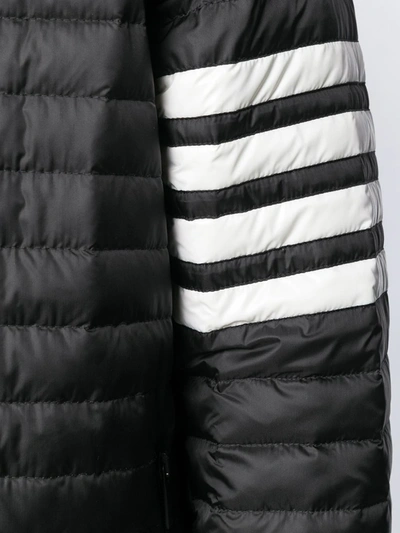 Thom Browne 4-bar Padded Coat In Black