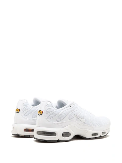Nike Air Max Plus Brand-embroidered Woven Low-top Trainers In White