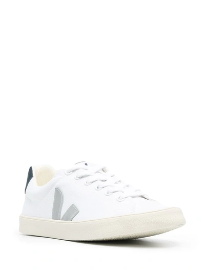 Shop Veja Esplar Low-top Sneakers In White