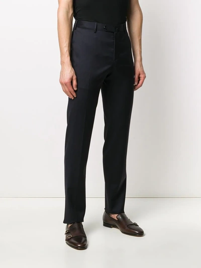 SLIM-FIT TAILORED TROUSERS