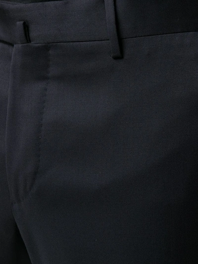 Shop Pt01 Slim-fit Tailored Trousers In Blue