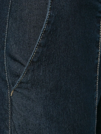 Pre-owned Giorgio Armani Super Skinny Cropped Jeans In Blue