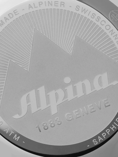 Shop Alpina Alpiner Quartz 42mm In White