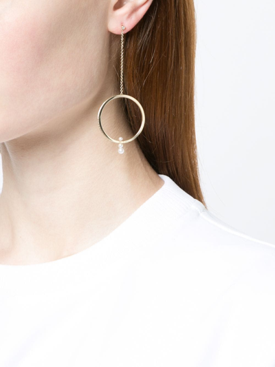 Shop Anissa Kermiche Round Triple Earring In Yg