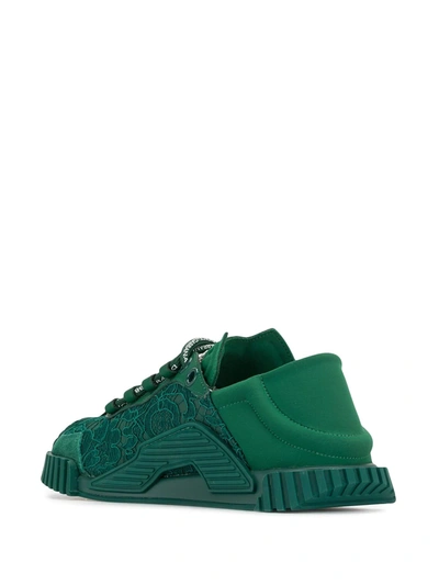 Shop Dolce & Gabbana Ns1 Slip-on Sneakers In Green