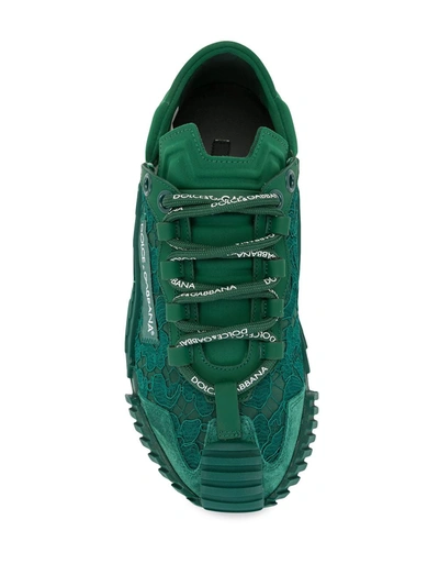 Shop Dolce & Gabbana Ns1 Slip-on Sneakers In Green