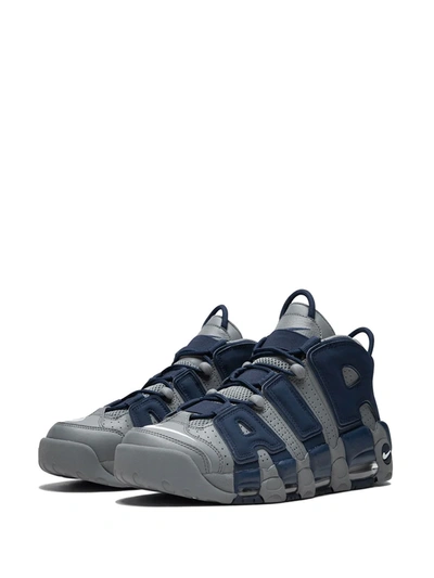 Shop Nike Air More Uptempo '96 "georgetown" Sneakers In Grey