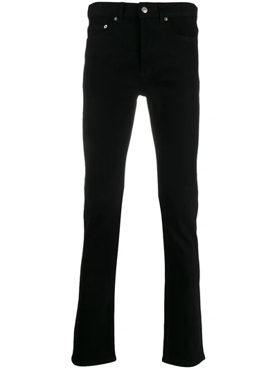 Sandro Slim-fit Five-pockets Trousers In Black | ModeSens