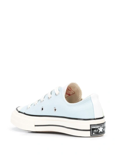 Converse Blue & Green Colorblock Chuck 70 Ox Sneakers In Blue