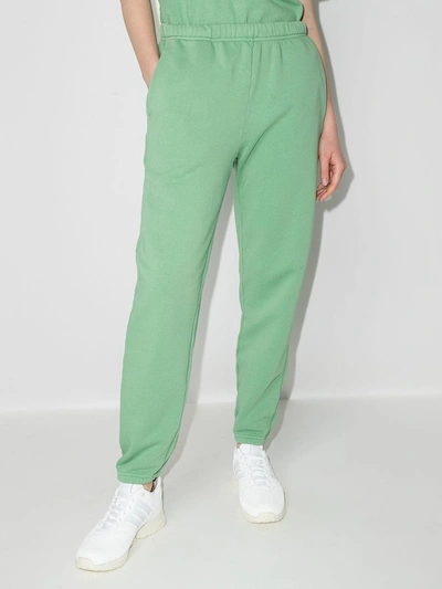 Shop Les Tien Straight-leg Track Pants In Green