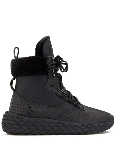 Shop Giuseppe Zanotti Urchin High-top Sneakers In Black