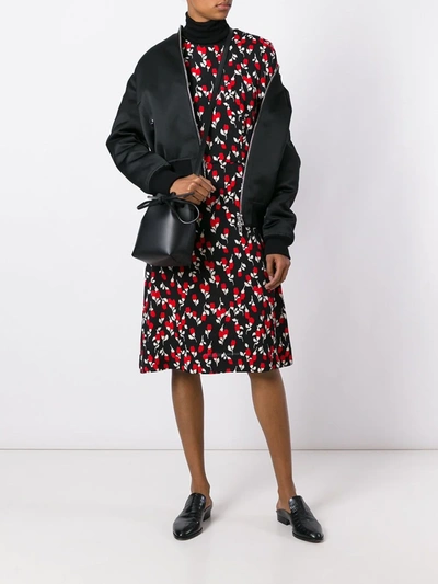 Mansur Gavriel Mini Mini Bucket Bag In Black