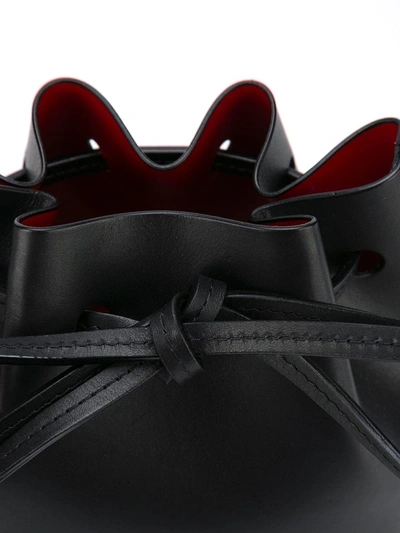 Mansur Gavriel Mini Mini Bucket Bag In Black