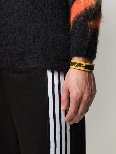 Shop Off-white 2.0 Industrial Bracelet In Yellow