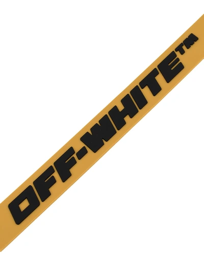 Shop Off-white 2.0 Industrial Bracelet In Yellow