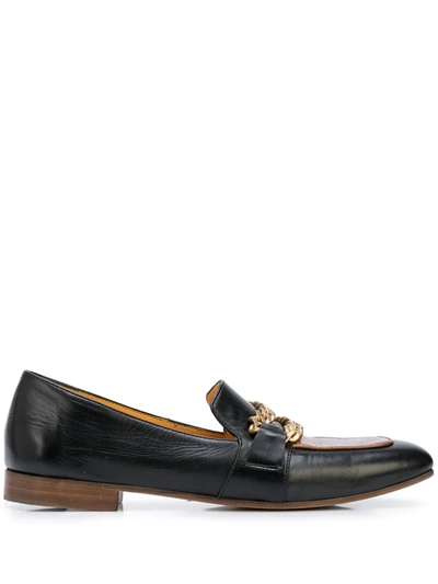 Shop Madison.maison Gioia Flat Loafers In Black