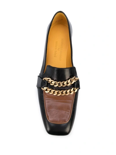 Shop Madison.maison Gioia Flat Loafers In Black
