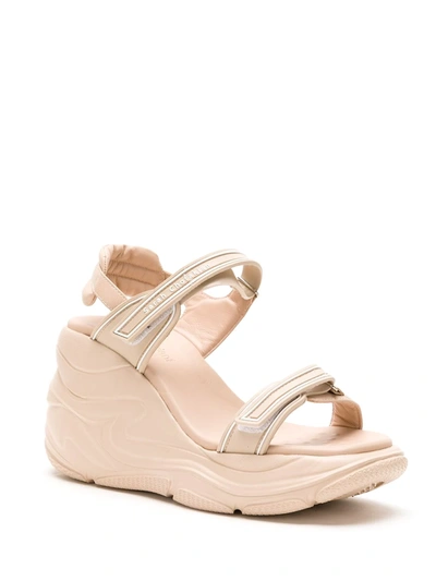 Shop Sarah Chofakian Leather Sarah Comfort Sandal In Neutrals