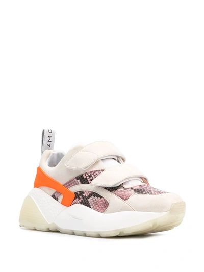 ECLYPSE魔术贴蛇纹运动鞋